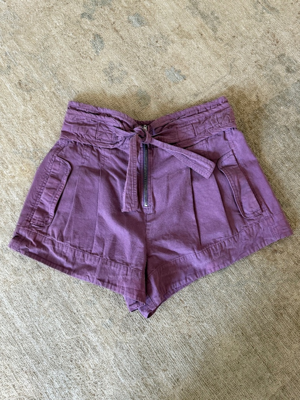 SEA New York purple shorts with tie - Picture 2 of 6